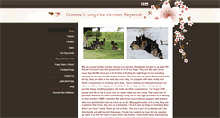 Desktop Screenshot of donomaslongcoatshepherds.com